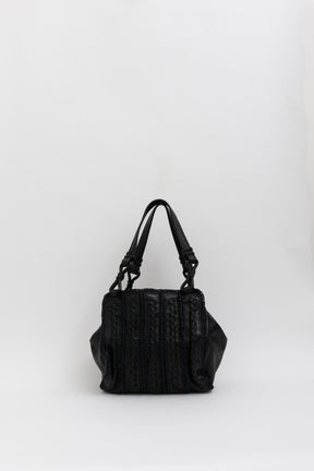 Raffia Crochet Tote Bag