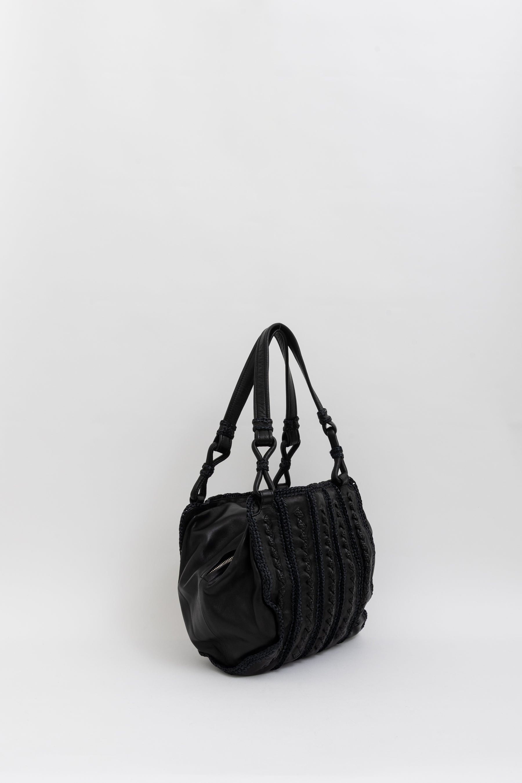 Raffia Crochet Tote Bag