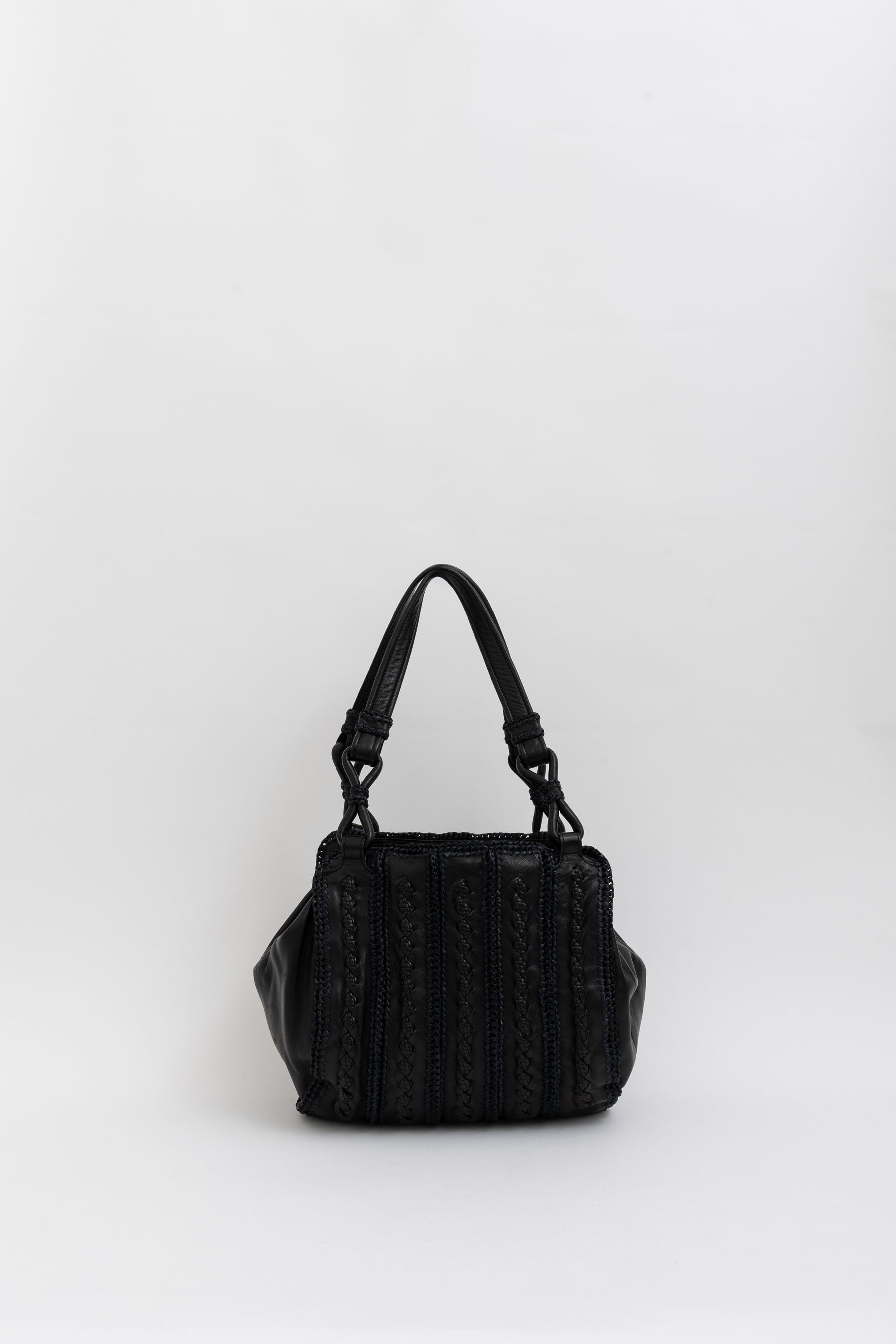 Raffia Crochet Tote Bag