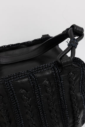 Raffia Crochet Tote Bag