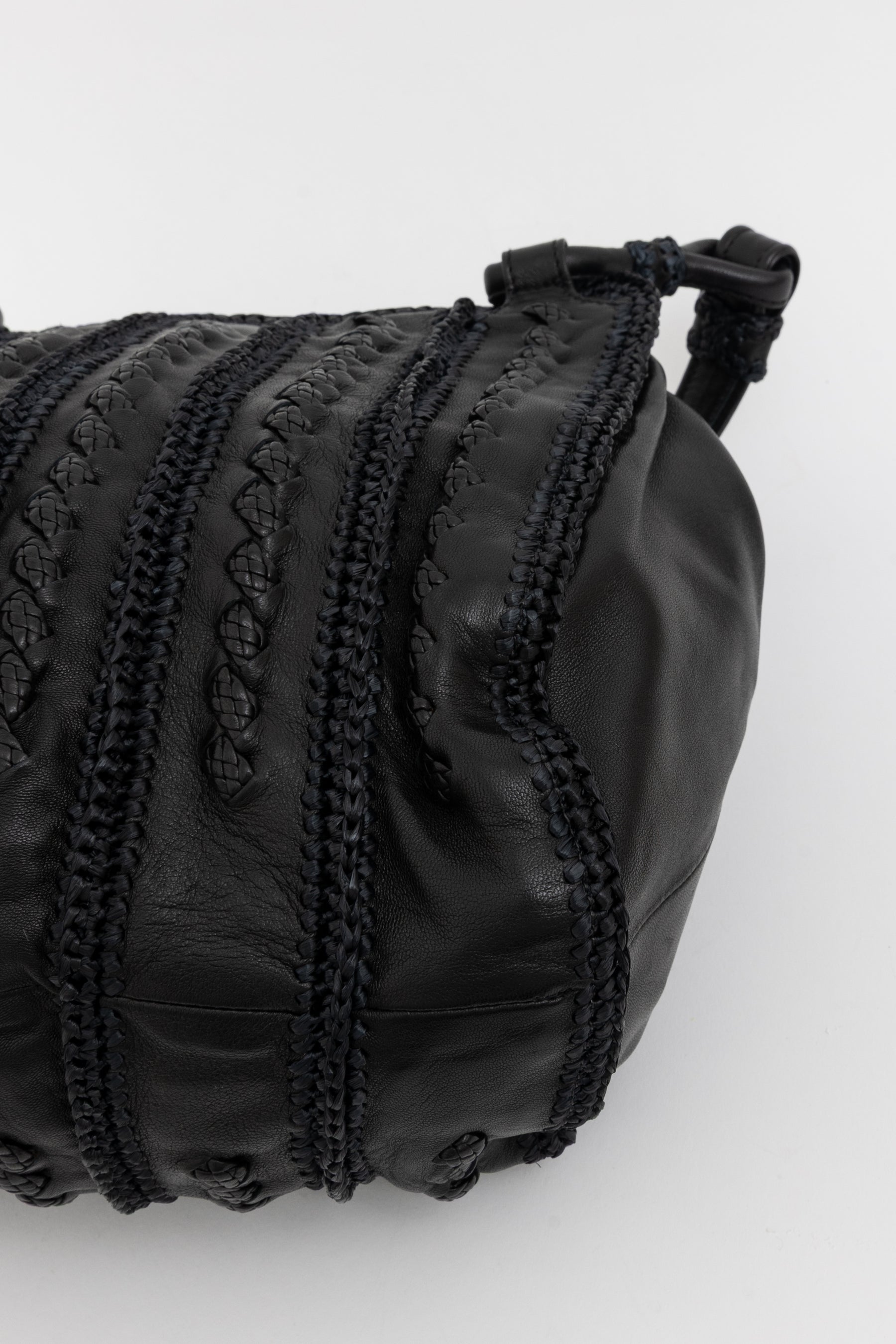Raffia Crochet Tote Bag