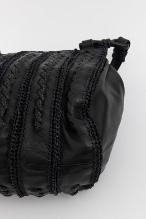Raffia Crochet Tote Bag