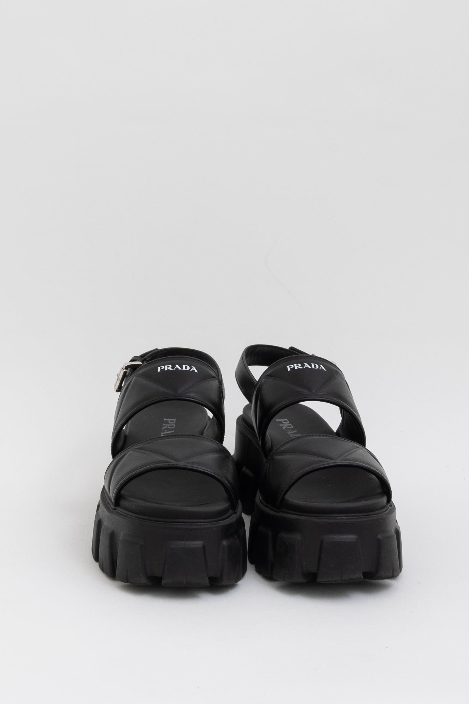 Monolith Quilted Platform Sandals