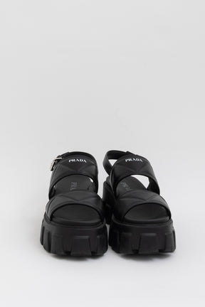 Monolith Quilted Platform Sandals