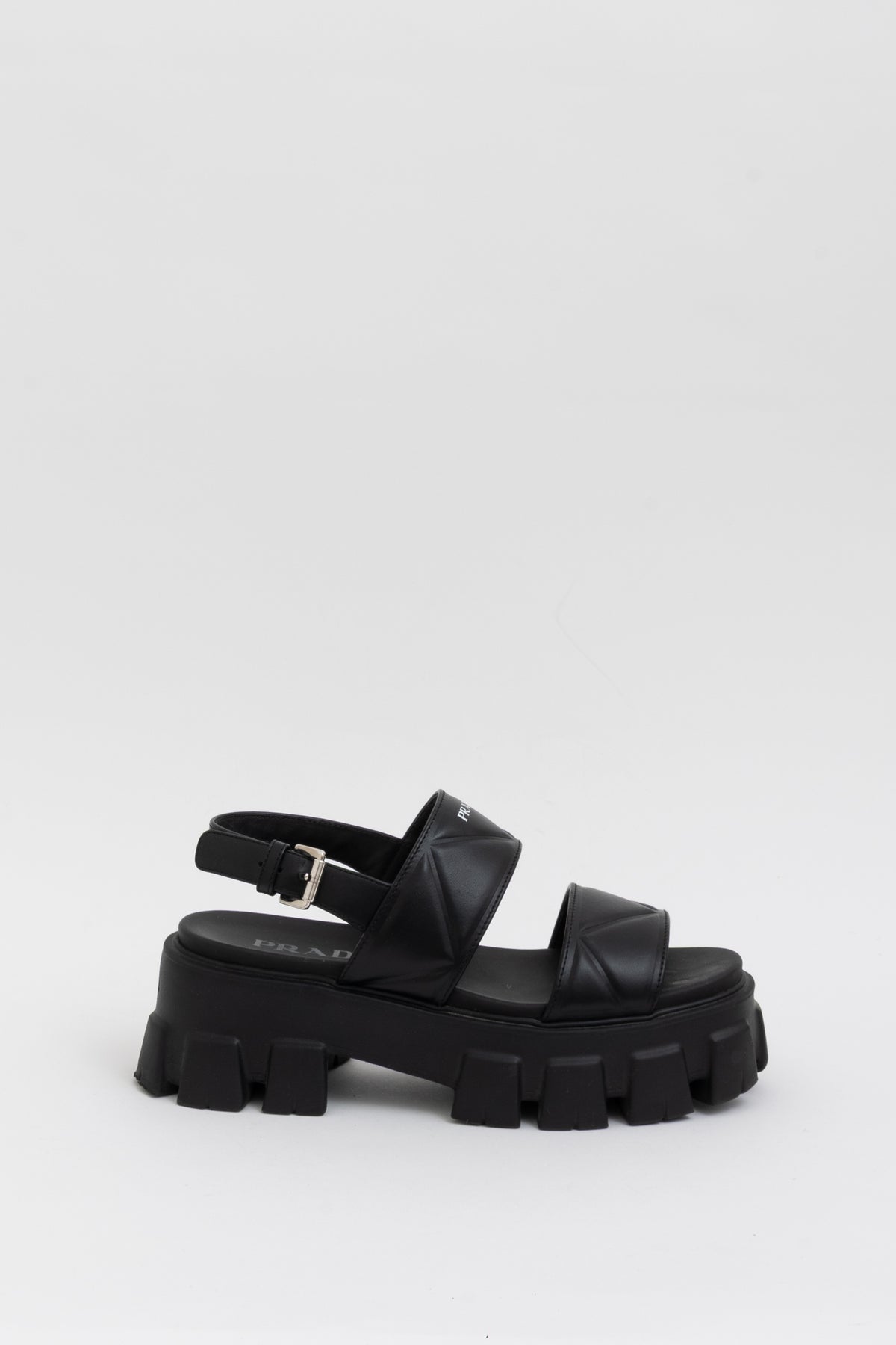 Monolith Quilted Platform Sandals