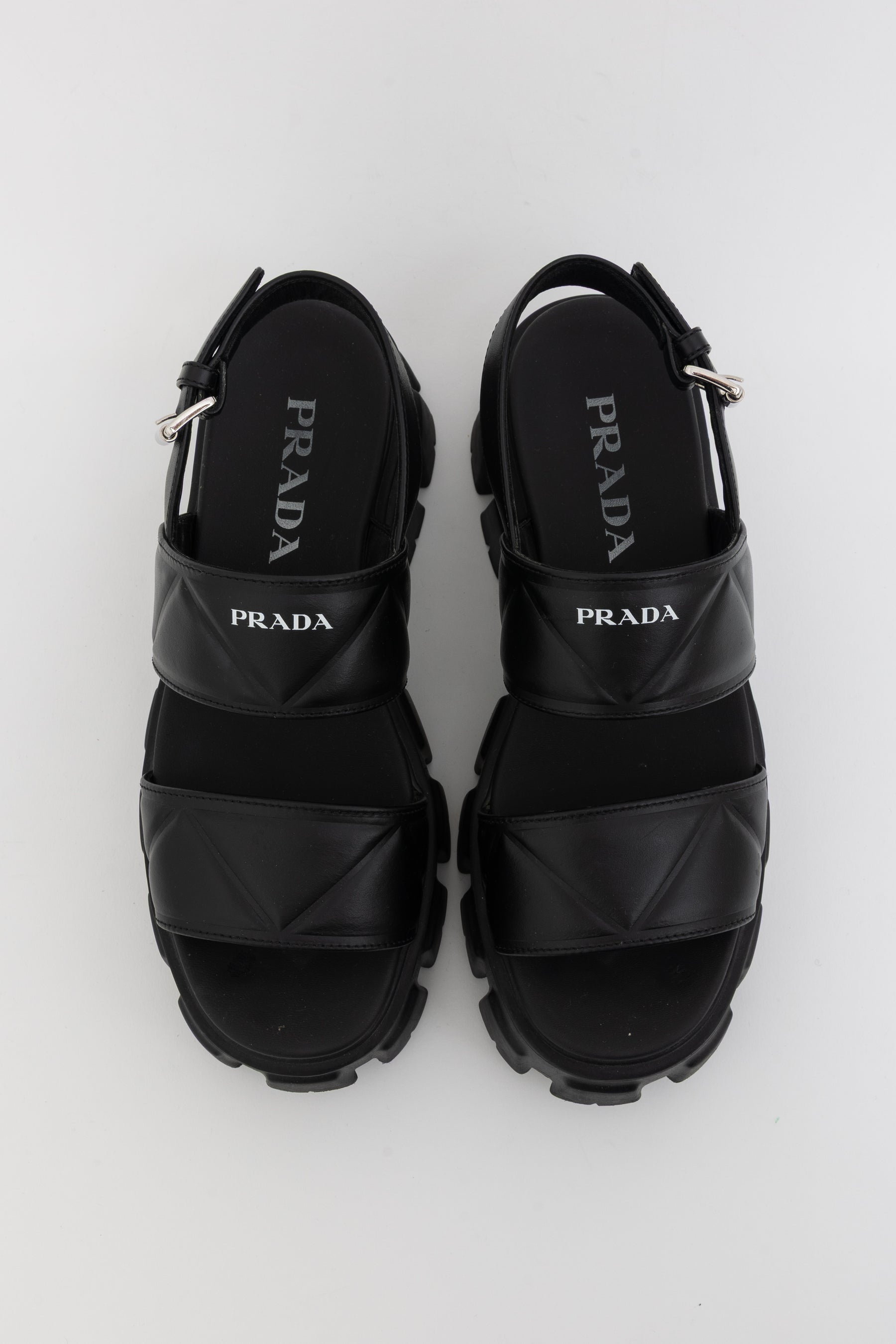 Monolith Quilted Platform Sandals