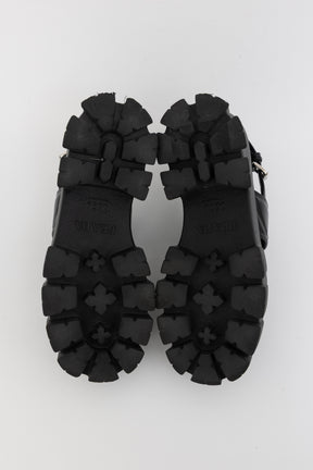 Monolith Quilted Platform Sandals