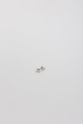 Interlocking 18k White Gold Earrings