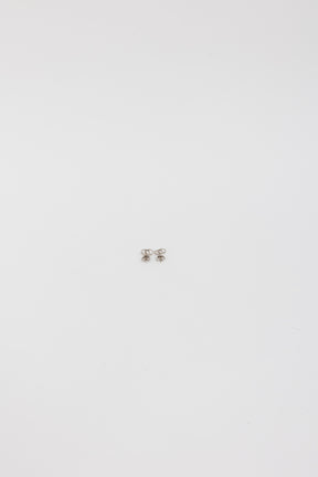 Interlocking 18k White Gold Earrings