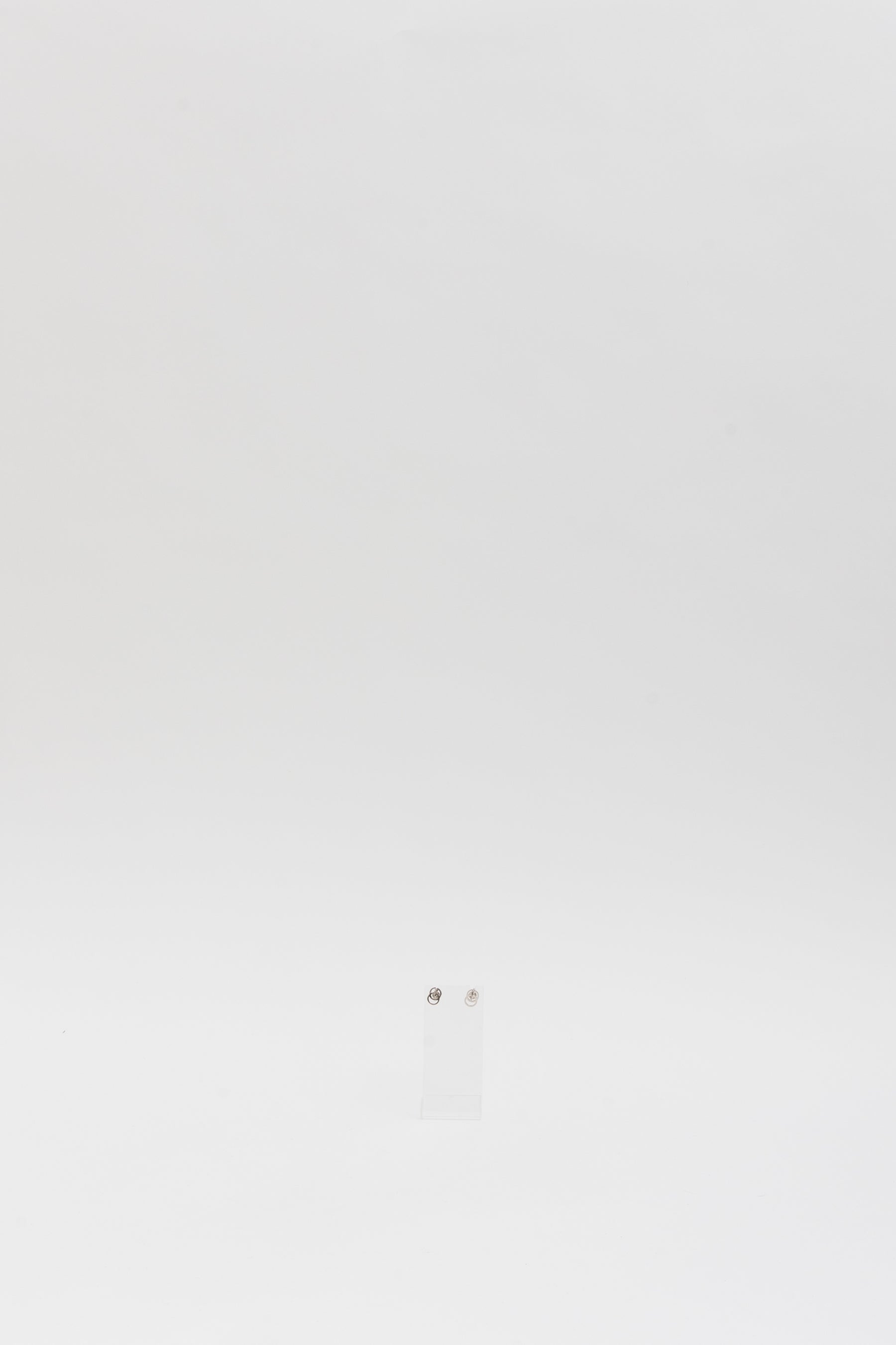 Interlocking 18k White Gold Earrings