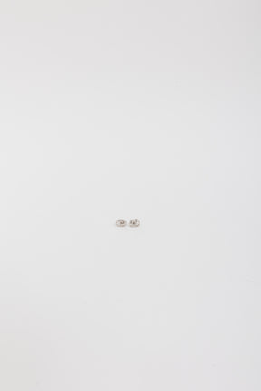 Interlocking 18k White Gold Earrings