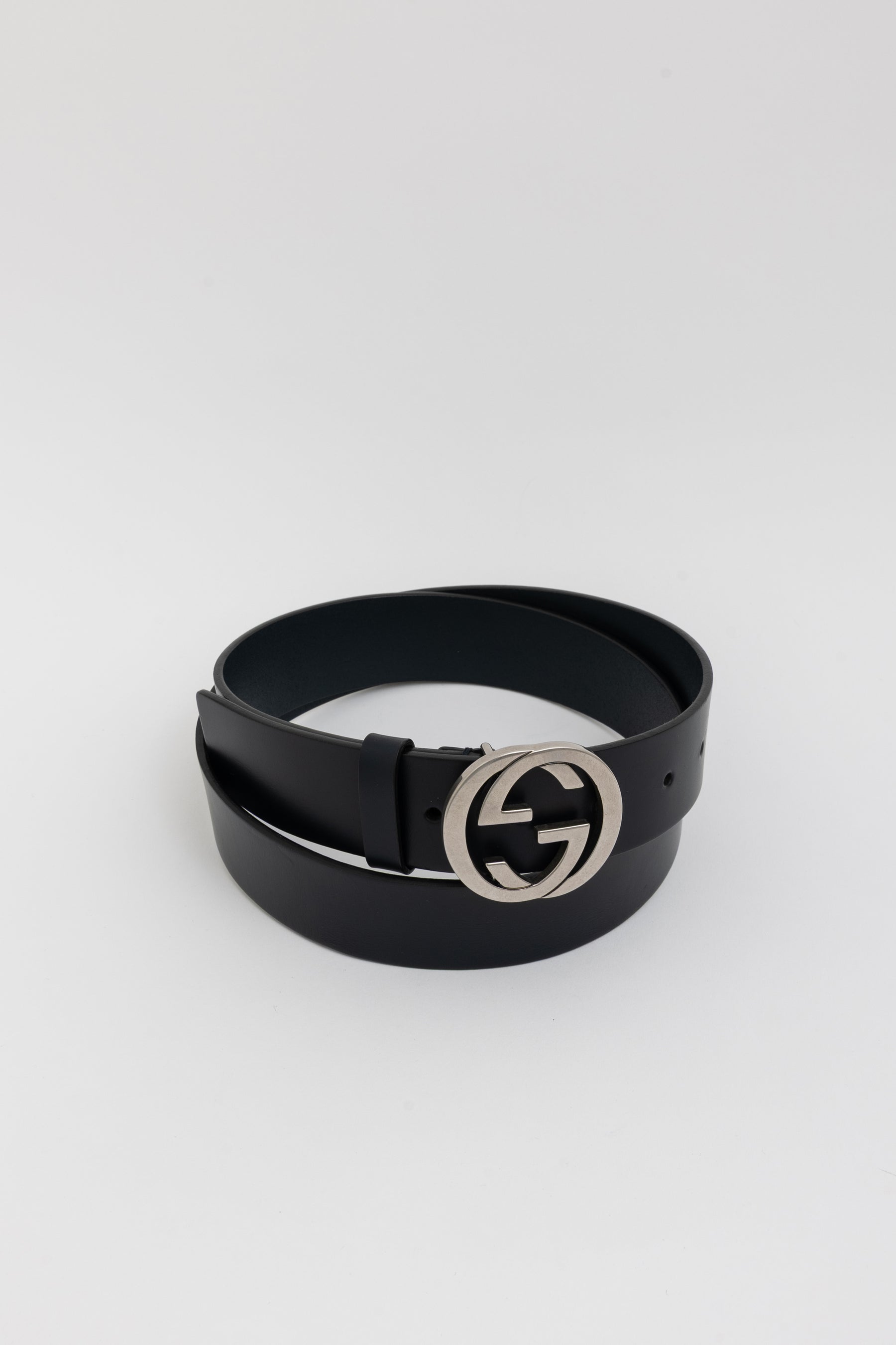 Interlocking G Leather Belt