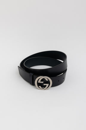 Interlocking G Leather Belt