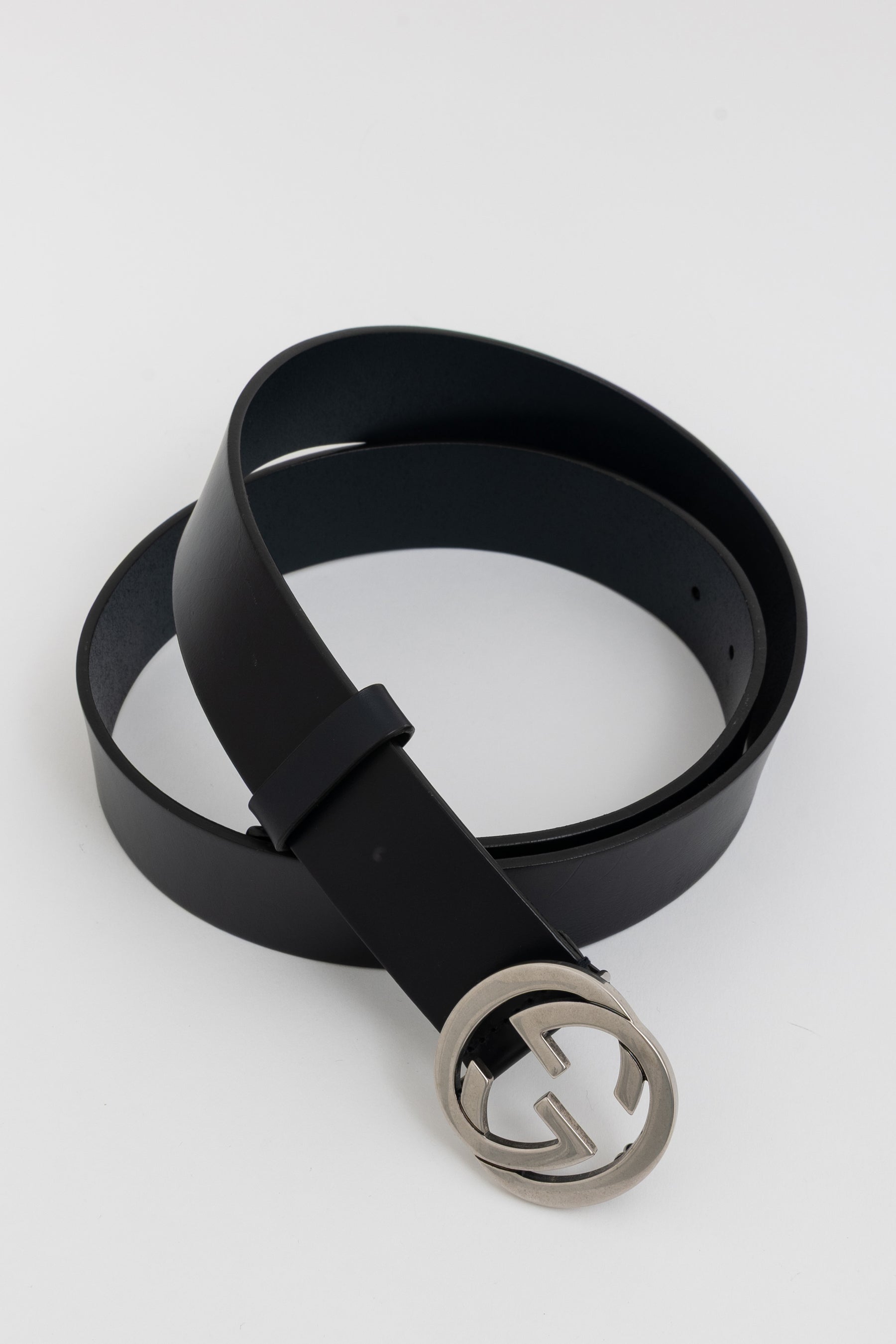 Interlocking G Leather Belt