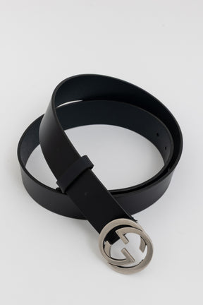 Interlocking G Leather Belt
