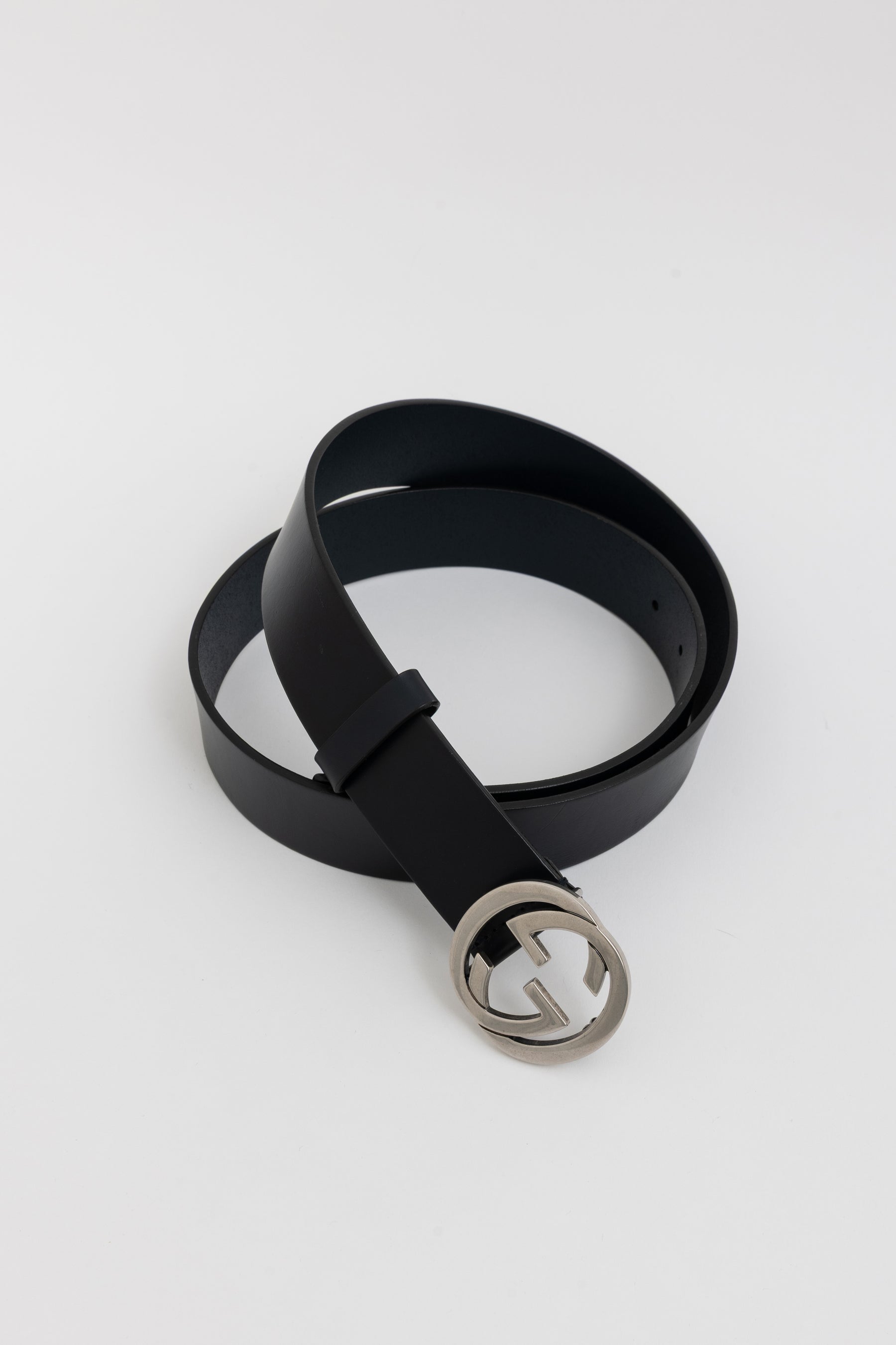 Interlocking G Leather Belt