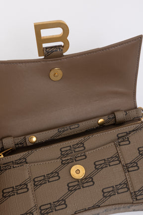 Hourglass BB Monogram Wallet on Chain