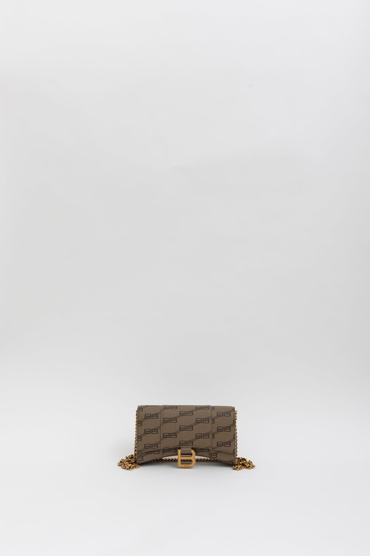 Hourglass BB Monogram Wallet on Chain