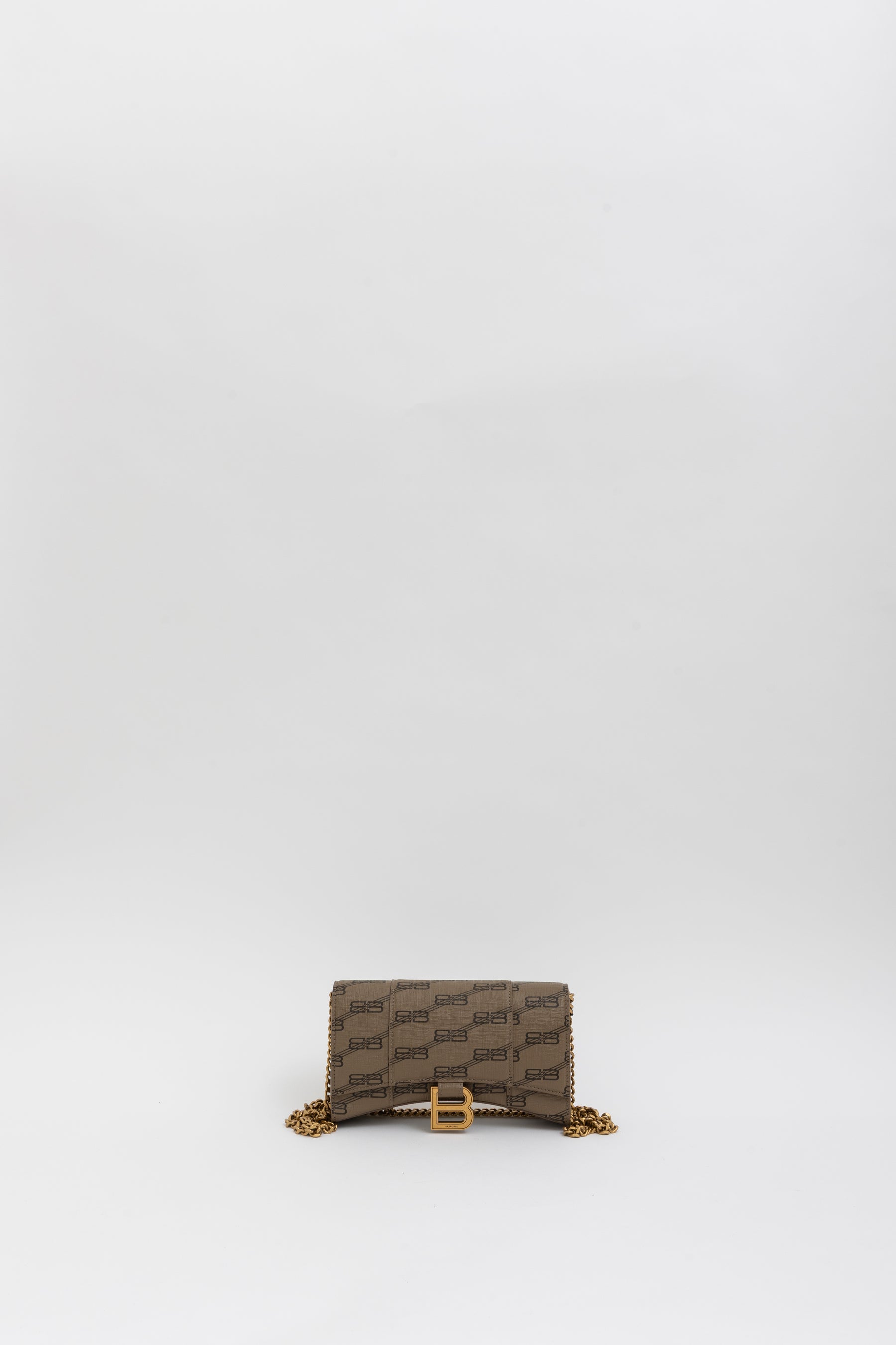 Hourglass BB Monogram Wallet on Chain