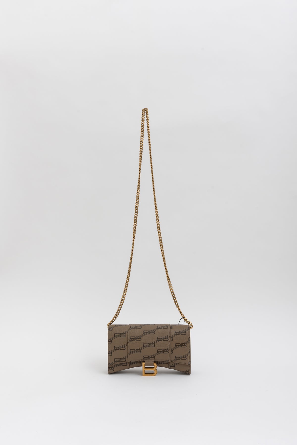 Hourglass BB Monogram Wallet on Chain