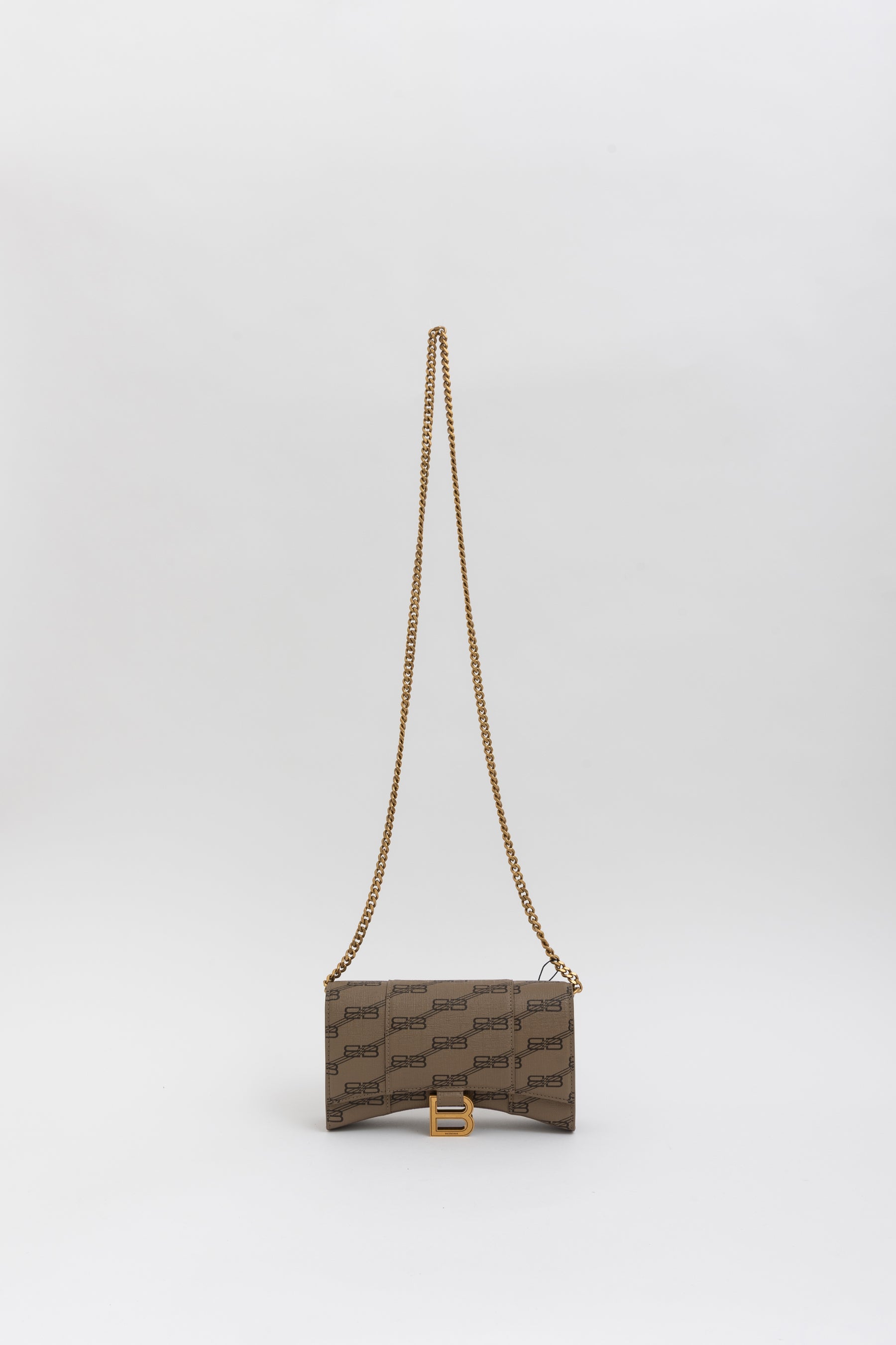 Hourglass BB Monogram Wallet on Chain