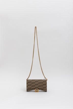 Hourglass BB Monogram Wallet on Chain