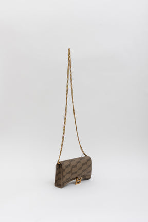 Hourglass BB Monogram Wallet on Chain