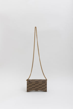 Hourglass BB Monogram Wallet on Chain