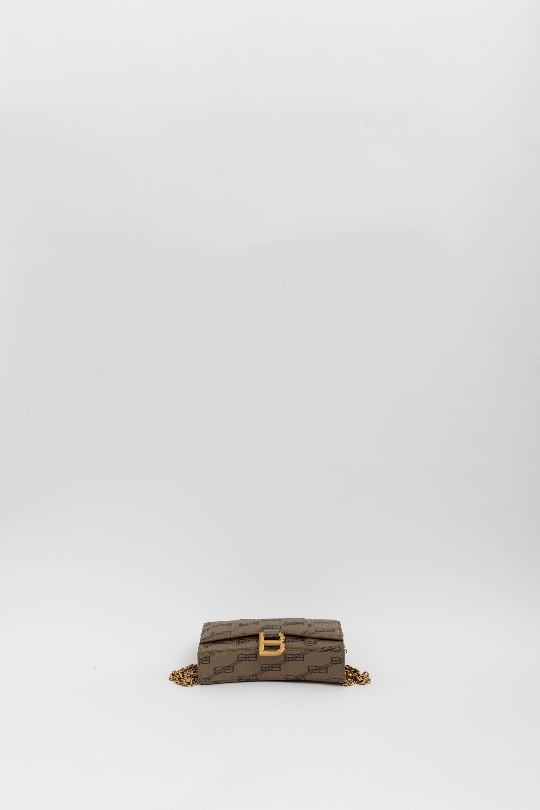Hourglass BB Monogram Wallet on Chain