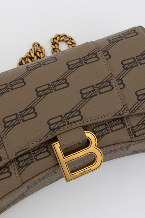 Hourglass BB Monogram Wallet on Chain