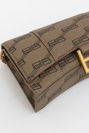 Hourglass BB Monogram Wallet on Chain