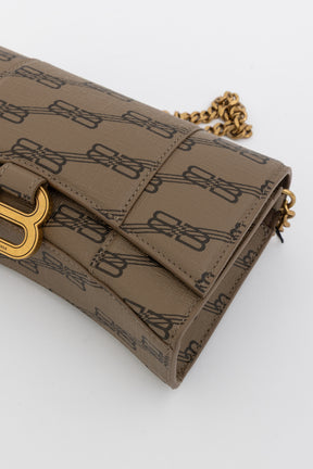 Hourglass BB Monogram Wallet on Chain
