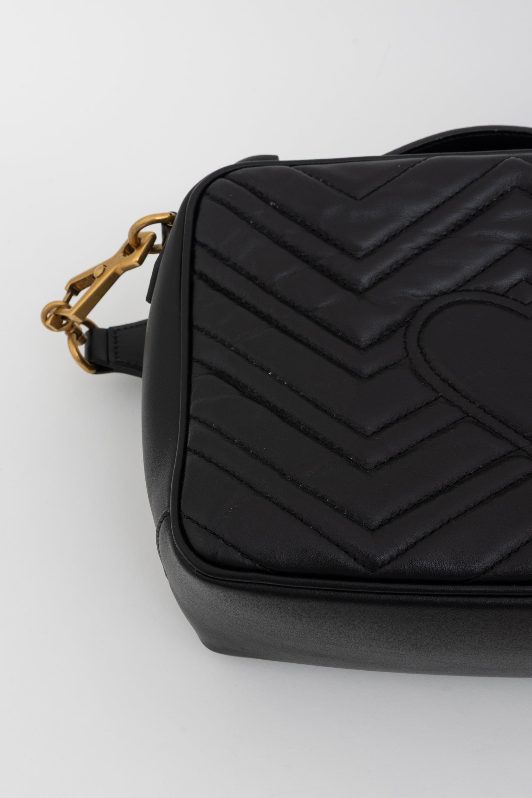 Sylvie GG Marmont Top Handle Shoulder Bag