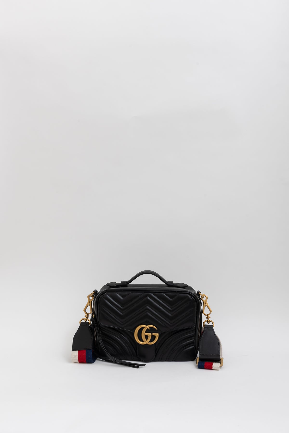 Sylvie GG Marmont Top Handle Shoulder Bag