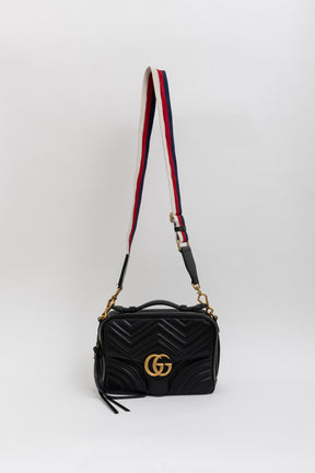 Sylvie GG Marmont Top Handle Shoulder Bag