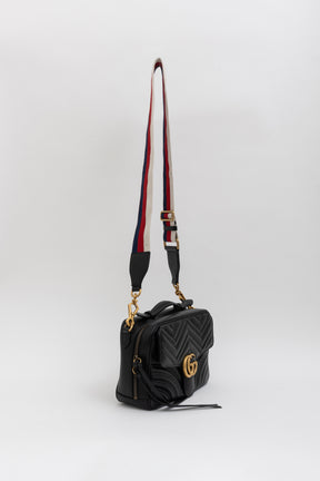 Sylvie GG Marmont Top Handle Shoulder Bag