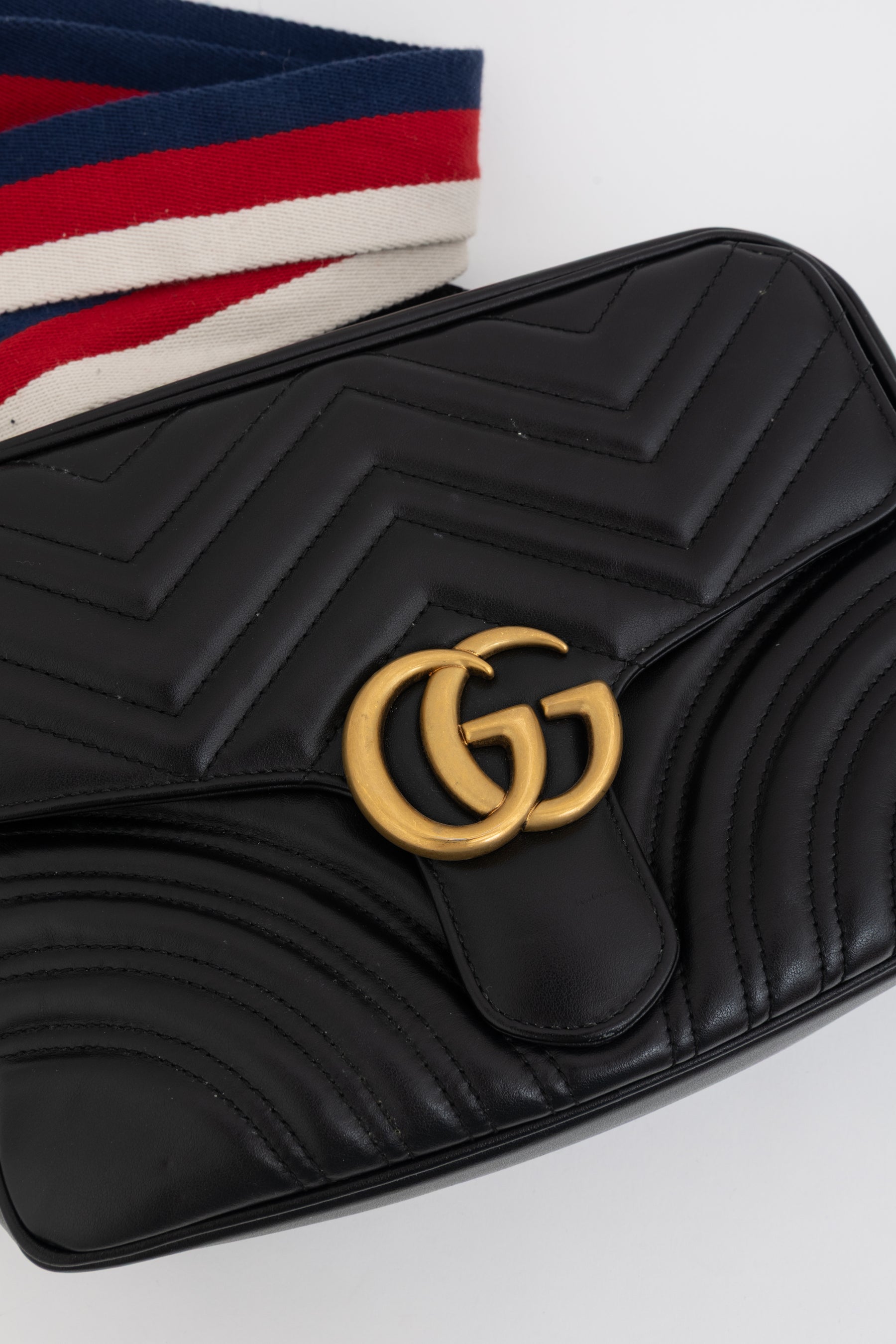 Sylvie GG Marmont Top Handle Shoulder Bag