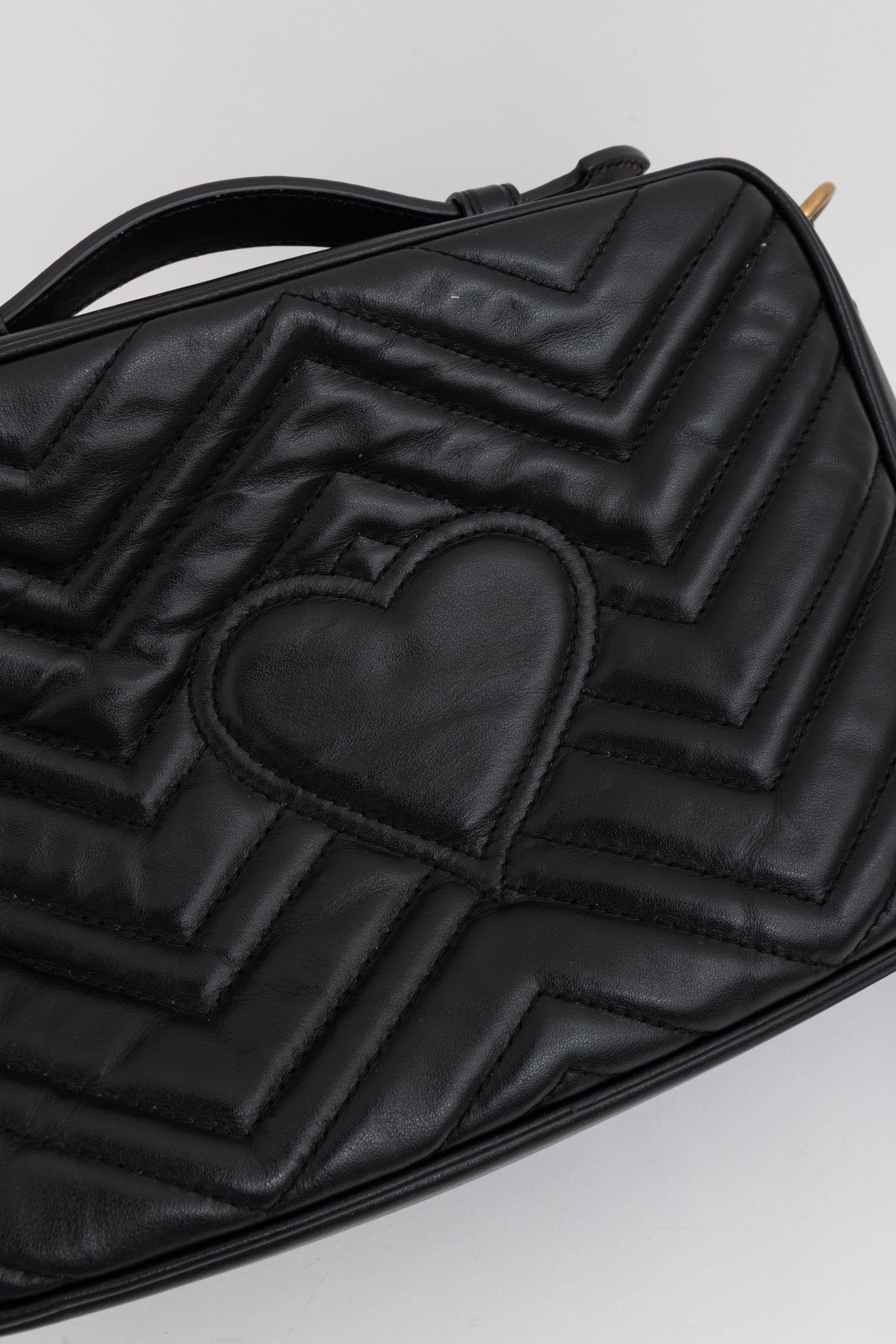 Sylvie GG Marmont Top Handle Shoulder Bag