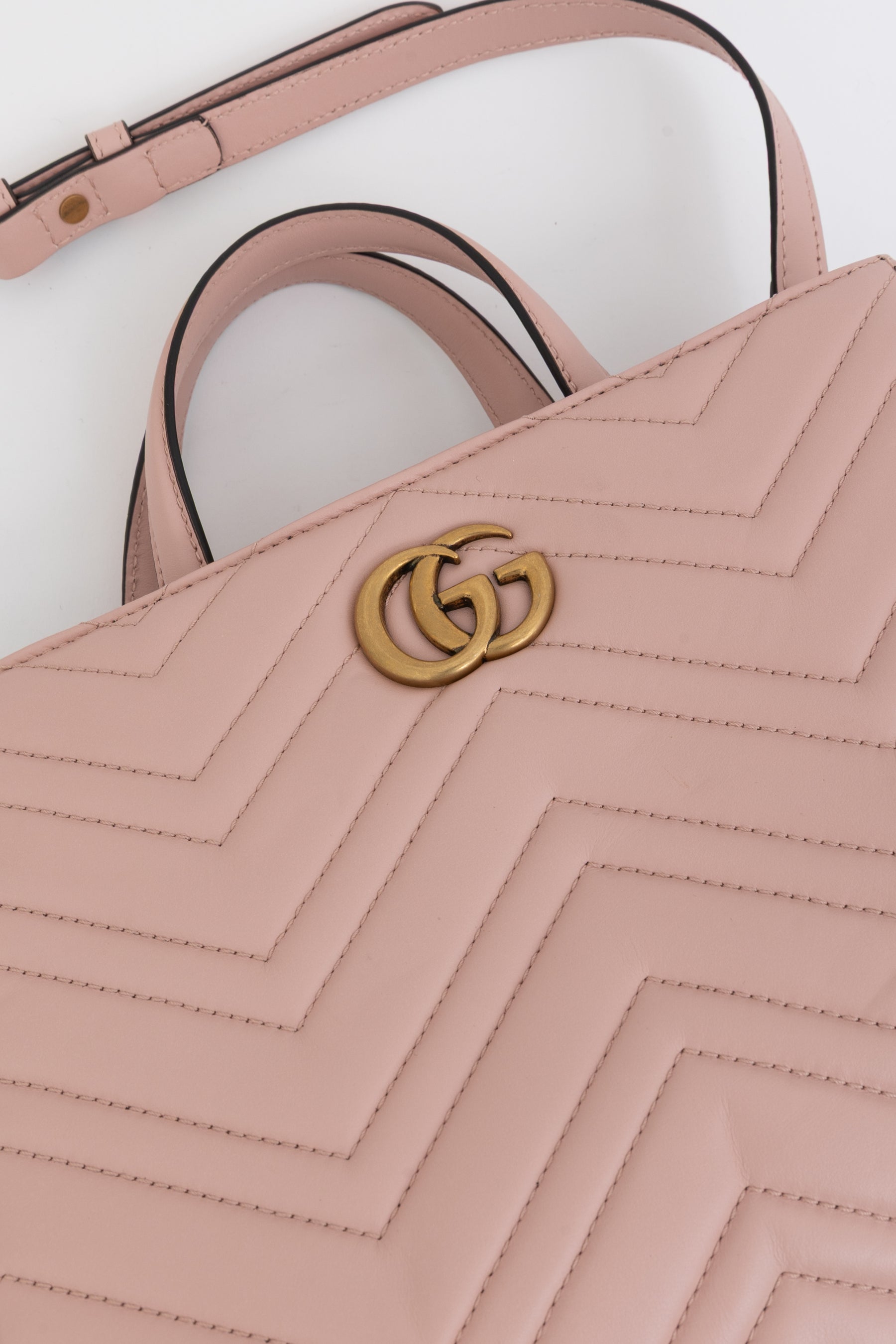 GG Marmont Top Handle Tote Bag