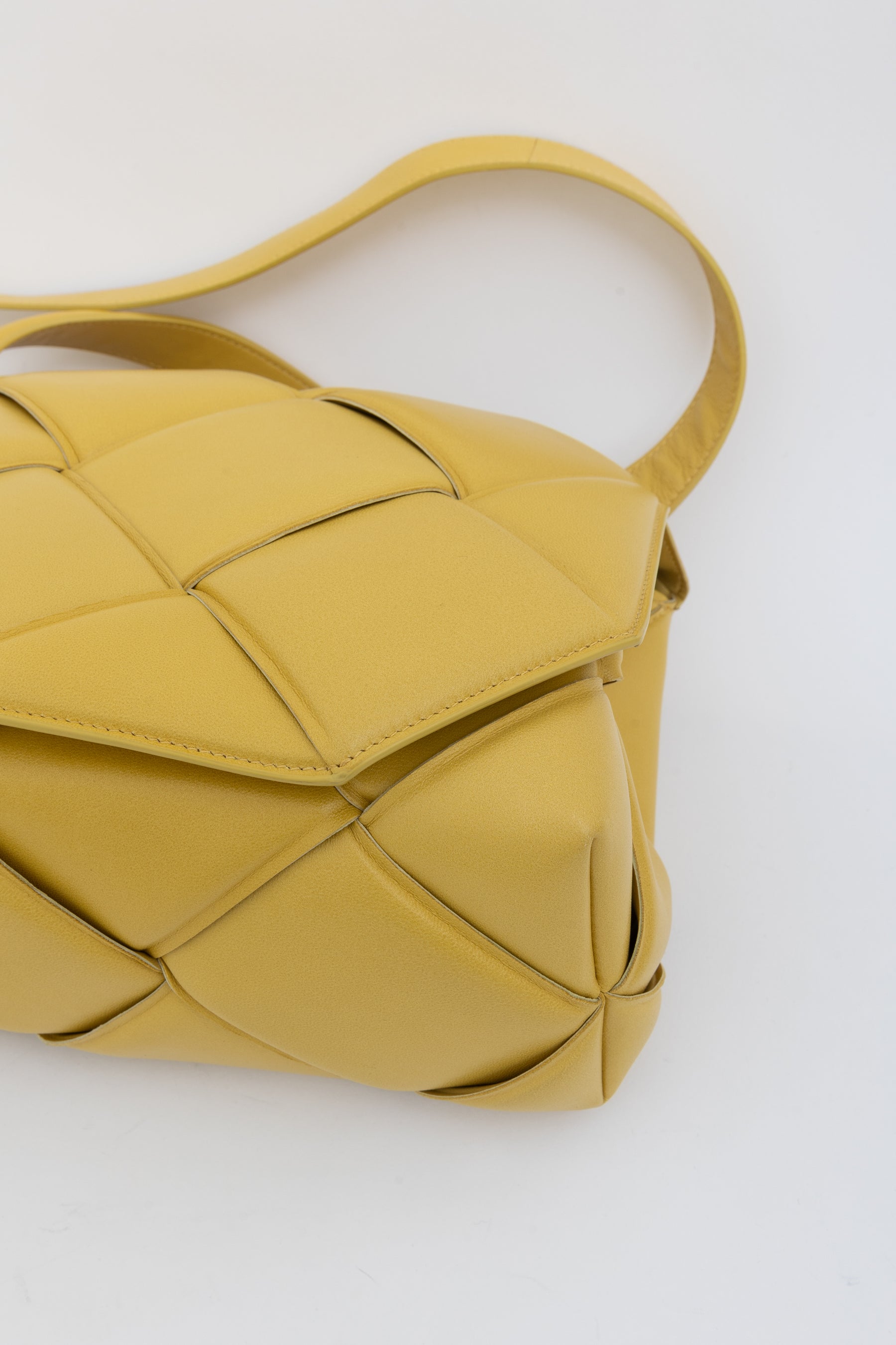 Intreccio Padded Top Handle Shoulder Bag