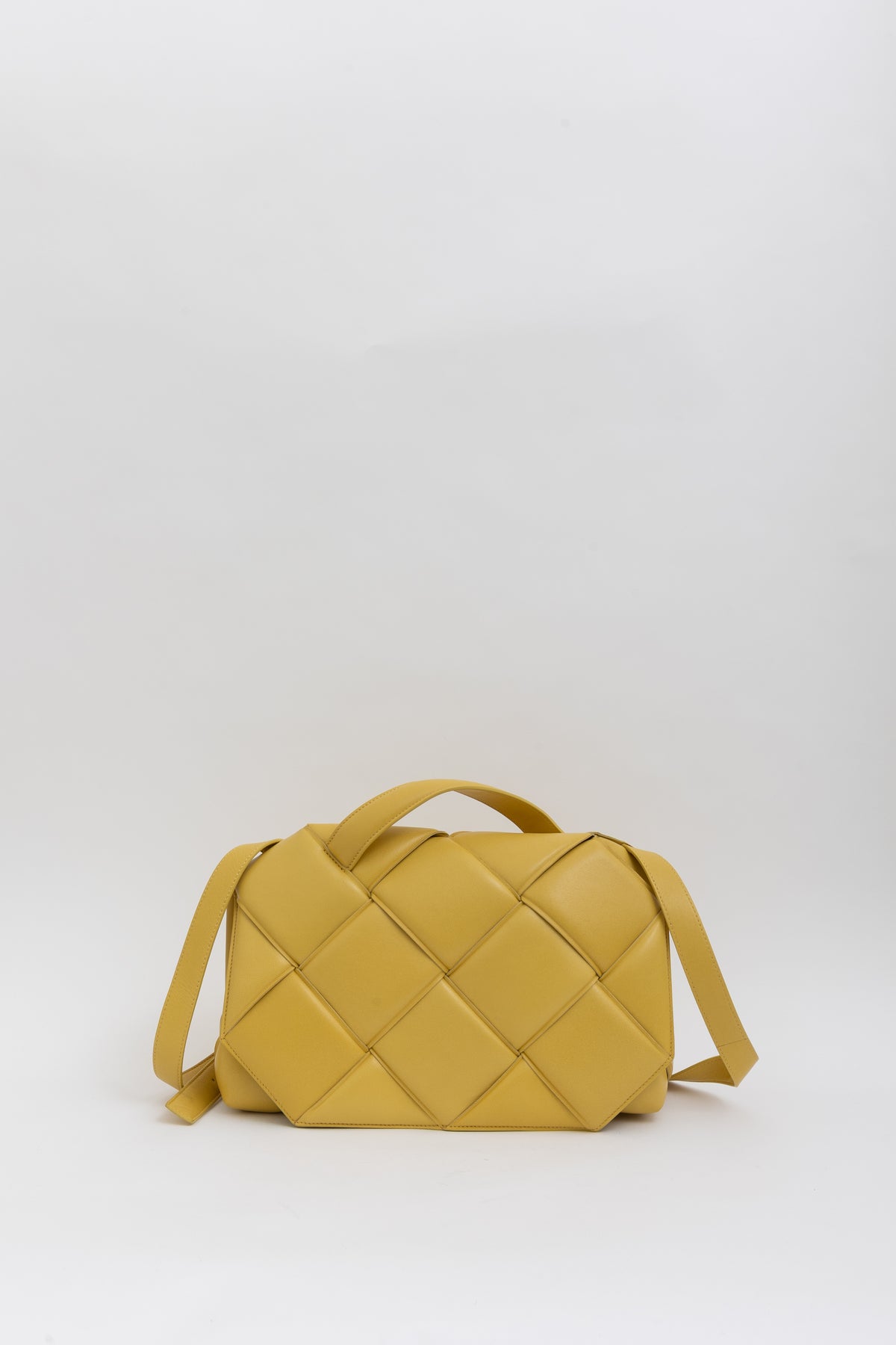 Intreccio Padded Top Handle Shoulder Bag