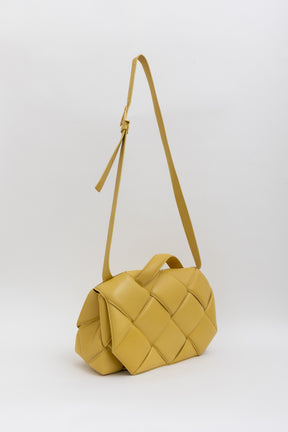 Intreccio Padded Top Handle Shoulder Bag