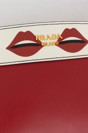 Lip Print Esplanade Shoulder Bag