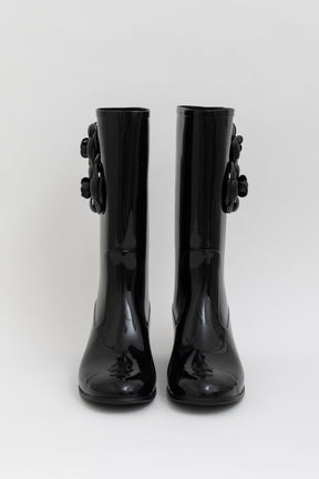 Camellia Flower Rain Boots