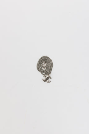 Crystal Mini CC Pendant Necklace
