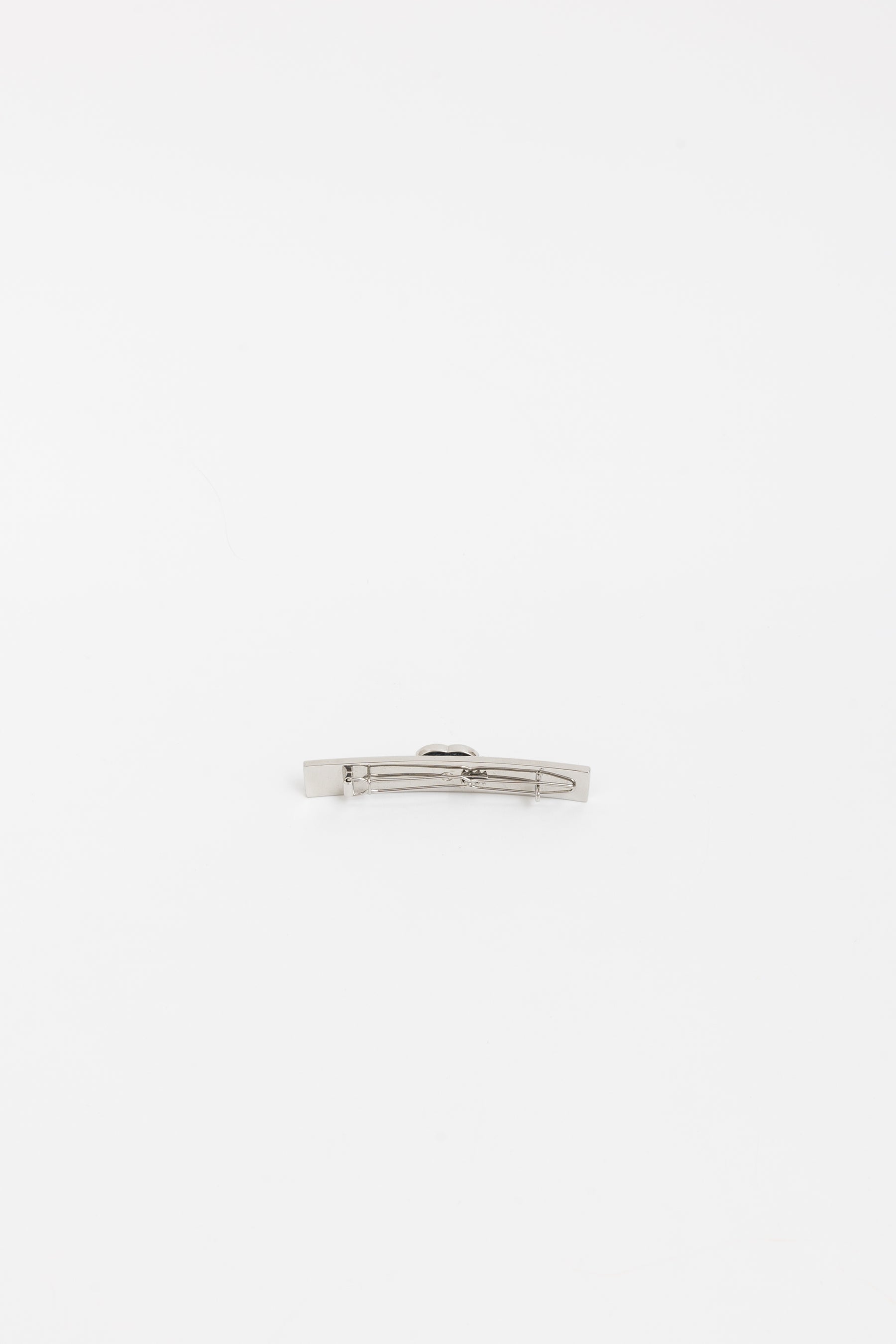 Denim Turnlock Hair Clip