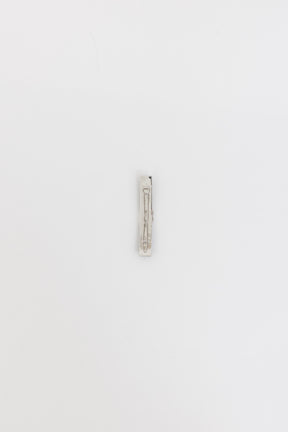 Denim Turnlock Hair Clip