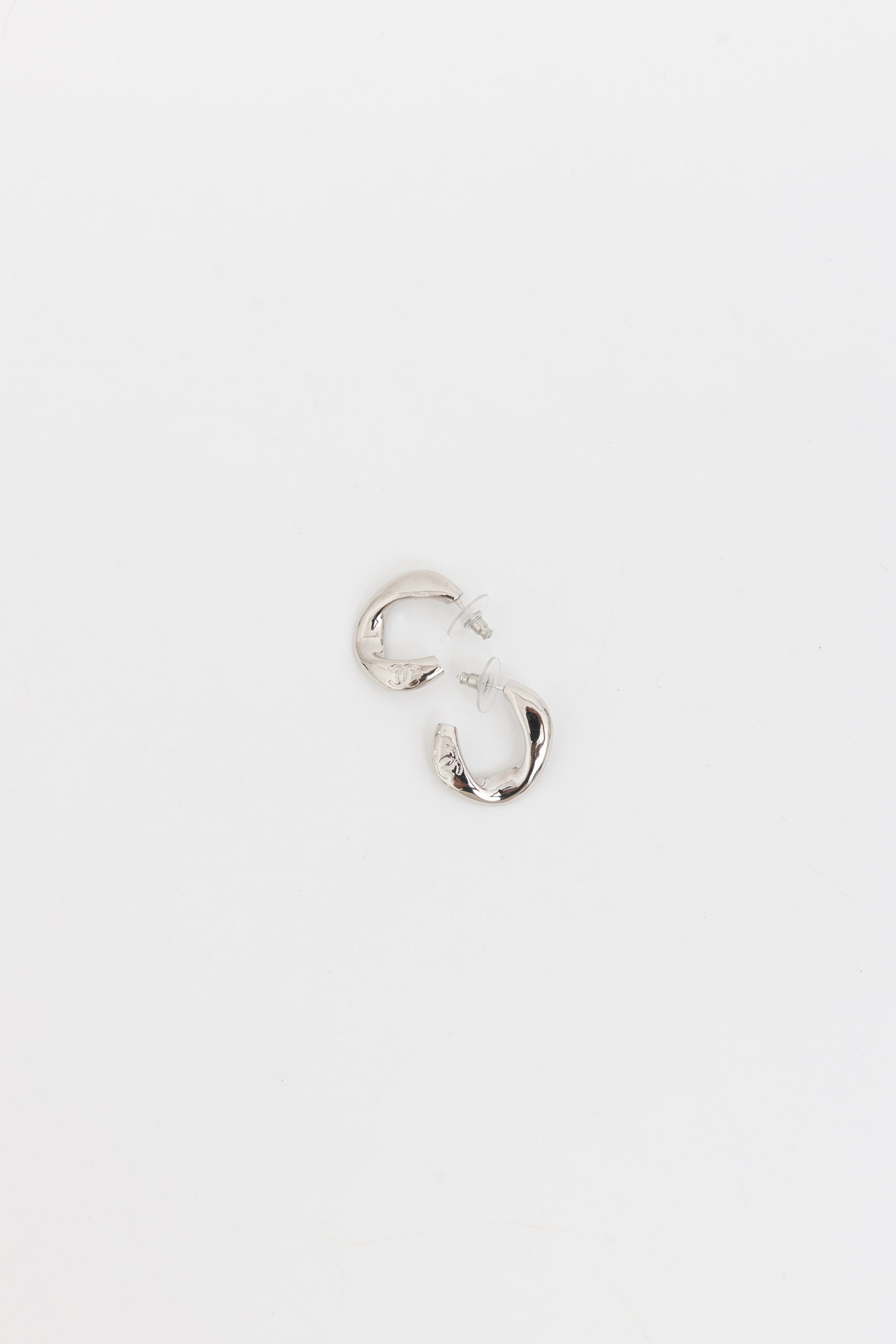 Logo Half-Hoop Earrings