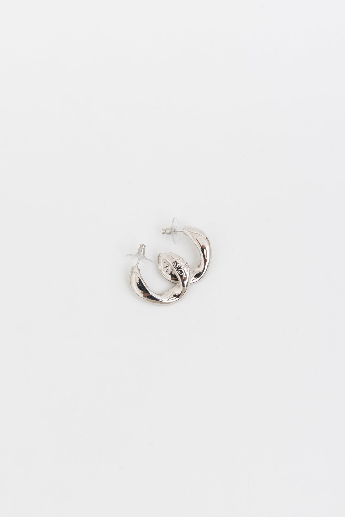 Logo Half-Hoop Earrings