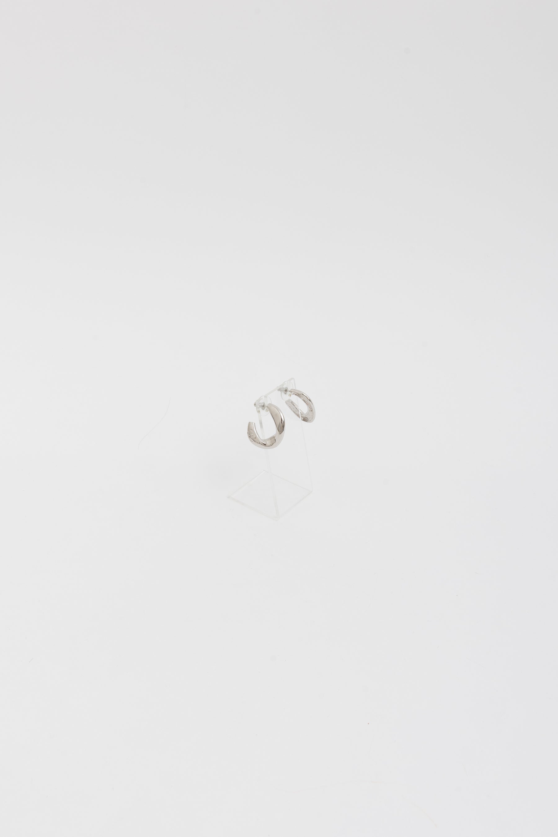 Logo Half-Hoop Earrings
